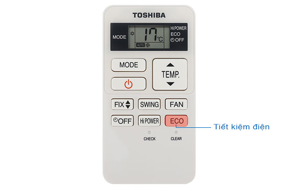 Cách sử dụng tính năng tiết kiệm điện Eco trên máy lạnh Toshiba